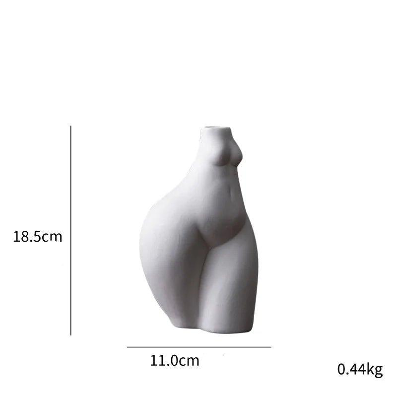 Vase silhouette femme